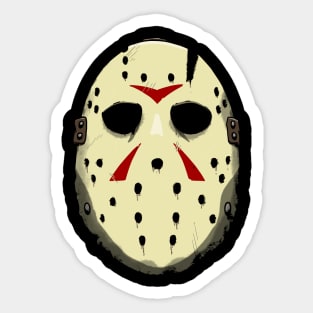 Hockey Mask Slasher Sticker